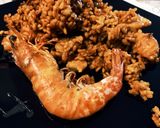 Foto del paso 11 de la receta Arroz con Rape y Langostino Tigre a la Paella Terminado en el Horno