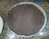 A picture of step 5 of Ragi Rotti with Roasted Brinjal Chutney and Coconut Chutney.