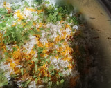 A picture of step 10 of Chicken Biryani.
