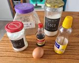 Foto del paso 1 de la receta: Waffles 🥞 keto (de vainilla y de frutos rojos)