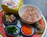 รูปขั้นตอนการทำที่ 1 ของ ขนมจีบไส้ไก่สับ