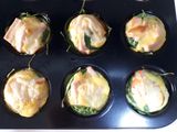 Spenótos tojásos muffin