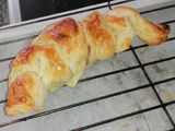 Croissants de chocolate y croissants de fresa