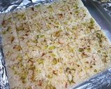 A picture of step 6 of Desiccated Coconut Burfi (Instant Naralachi Vadi).