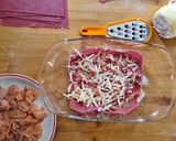 Foto del passaggio 4 della ricetta Pasta al forno di rapa rossa e salmone