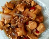 Foto langkah ke 3 dari resep Tumis ayam Saos tiram (diet menu).