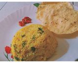 A picture of step 6 of Dal Khichdi.