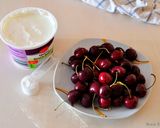 Foto del paso 1 de la receta Tarta fría de queso con cerezas