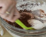 Foto langkah ke 2 dari resep Brownies Alpukat Lumer (Dessert Box).