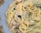 Foto langkah ke 8 dari resep Spaghetti chiken carbonara 🍗🍜.