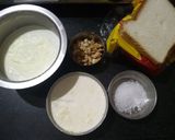 બ્રેડ વોલનટ હલવો (Bread Walnuts Halwa recipe in Gujarati) રેસીપી સ્ટેપ1ફોટો
