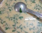 A picture of step 5 of Healthy and yummy Palak kadhi.