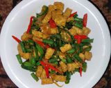 Foto langkah ke 3 dari resep Oseng tempe kacang panjang.