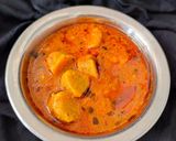 A picture of step 22 of Gatte ki sabji.