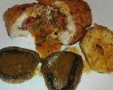 Foto del paso 4 de la receta: Pechuga de pollo rellena de verduras al estilo fajitas