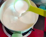 Foto langkah ke 1 dari resep Puding Susu Oreo dengan pemanis alami madu.