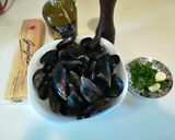 Foto del paso 1 de la receta Espaguetis con mejillones
