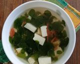Foto langkah ke 3 dari resep Bening Kelor Tahu.