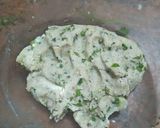 A picture of step 1 of Sabudana vada.