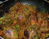 A picture of step 16 of Dhaba style Baingan Masala.