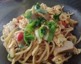 Foto langkah ke 9 dari resep Mie Nyemek Pedes Nampol.