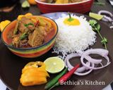 A picture of step 2 of Peanut Mutton Curry.