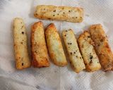 A picture of step 2 of Crispy Panner with hot sauce.