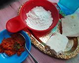 A picture of step 1 of Paneer Parcels.