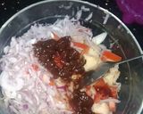 A picture of step 1 of Sweet potatoes mix chaat.