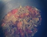 A picture of step 2 of Beef Qeema Aloo.