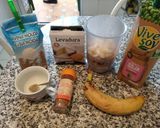 Foto del paso 1 de la receta: Tortitas de plátano