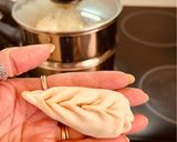 A picture of step 3 of Steamed Momos.