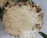 A picture of step 1 of Kurkuri bhindhi.