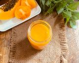 Foto langkah ke 4 dari resep Jus Buah Kesemek Pepaya.