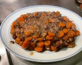 Une image de l'étape 20 de Rôti de sanglier mariné, carottes et lard fumé.