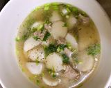 Hình bước làm 2 của món Canh khoai môn