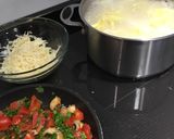 Foto del paso 3 de la receta Tagliatelle súper sabroso con champis, tomates y hierbas frescas 😀