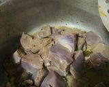A picture of step 4 of Quick Fry kaleji.