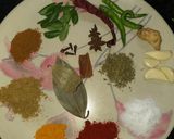 A picture of step 1 of Dal Makhani.