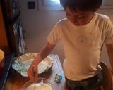 Une image de l'étape 3 de Quiche lardons, champignons et dés de jambon.
