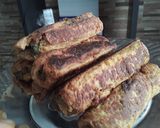Foto del paso 13 de la receta: Pan con relleno de berenjenas asadas...🤨
