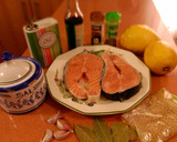 Foto del paso 1 de la receta: Salmón al horno marinado con soja y limón