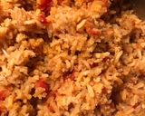 A picture of step 5 of Spanish Rice (my way).