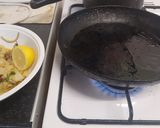 A picture of step 4 of Baby Squid (preparing and dry frying).