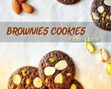 Foto langkah ke 10 dari resep Brownies Cookies Pistachio &Almond.