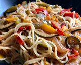 Foto del paso 6 de la receta: Espaguetis con verdura y soja