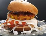 A picture of step 5 of Veg burger.