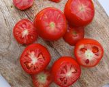 A picture of step 1 of Mediterranean Style Stuffed Tomatoes.