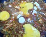 Une image de l'étape 4 de Omelette poivron vert et fenouil.