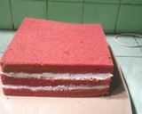 Foto langkah ke 14 dari resep Red Velvet Cake Simple.